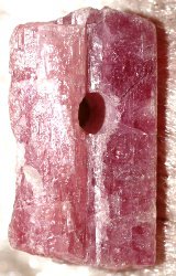 cristal de tourmaline rose