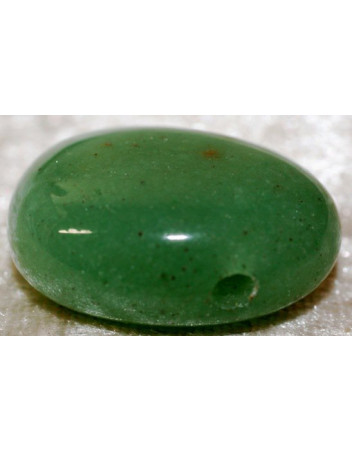 Aventurine verte percée