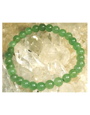 Bracelet Aventurine verte 6 mm