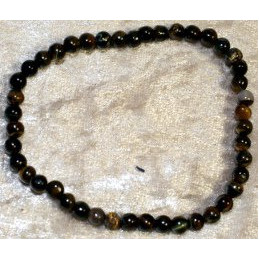 Bracelet Œil de Tigre-Faucon  4  mm