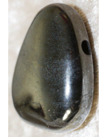 Hématite percée