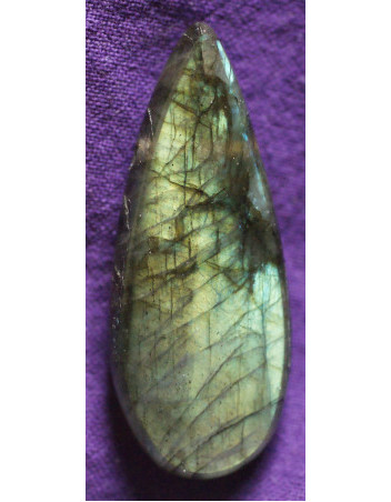 Labradorite percée goutte fine
