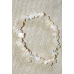 Bracelet Pierre de lune  baroqque