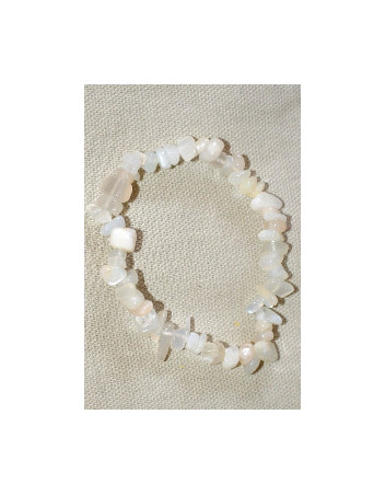 Bracelet Pierre de lune  baroqque