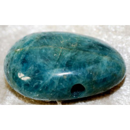 Apatite bleue percée