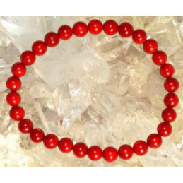Bracelet  corail 6 mm