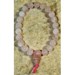 Mala Quartz rose 8 mm