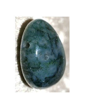Agate mousse perçée