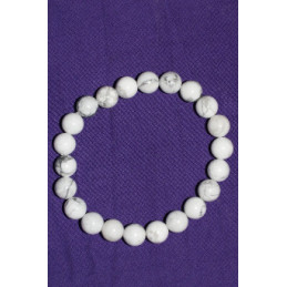 Bracelet  Howlite 8 mm