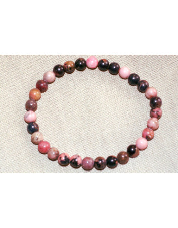 Bracelet  Rhodonite 6 MM