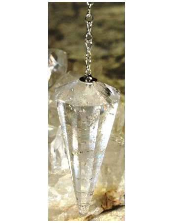 Pendule Cristal cône large