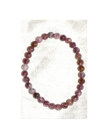 Bracelet Lépidolite 6 mm