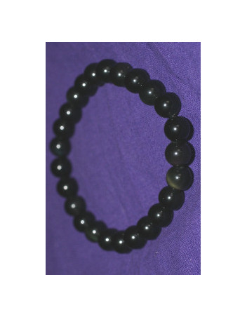 Bracelet Obsidienne Œil Célest 8 mm