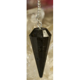 Pendule Tourmaline noire cône