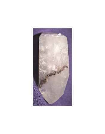 Quartz d'ancrage percé