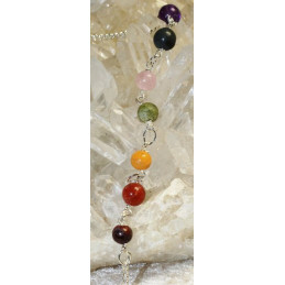 Pendule quartz boule Chakra