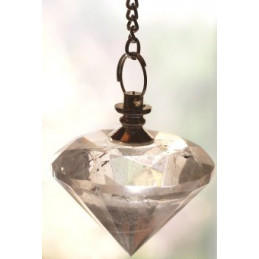 Pendule cristal diamant GM