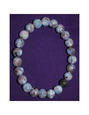 Bracelet Larimar 8 mm