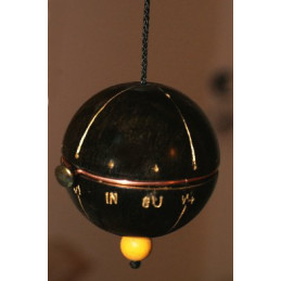 Pendule équatorial 24 C ébène