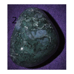 Agate mousse perçée 2