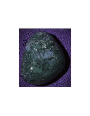Agate mousse perçée 2