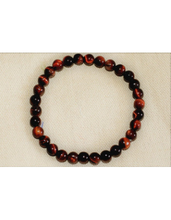Bracelet Œil de Taureau  6  mm