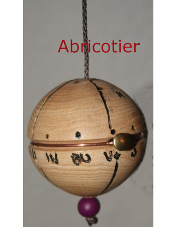 Pendule équatorial 36 C Abricotier