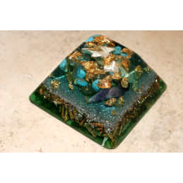 Orgonite bleue turquoise