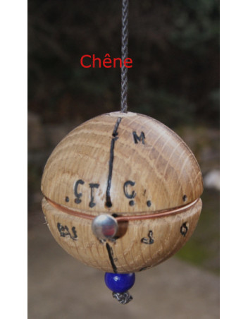 Pendule équatorial chêne