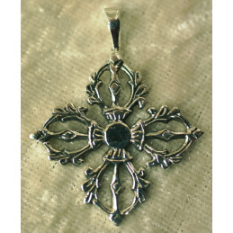 Double Dordjé argent