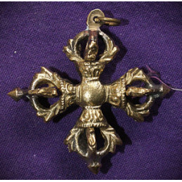 Pendentif double Dorjé gm
