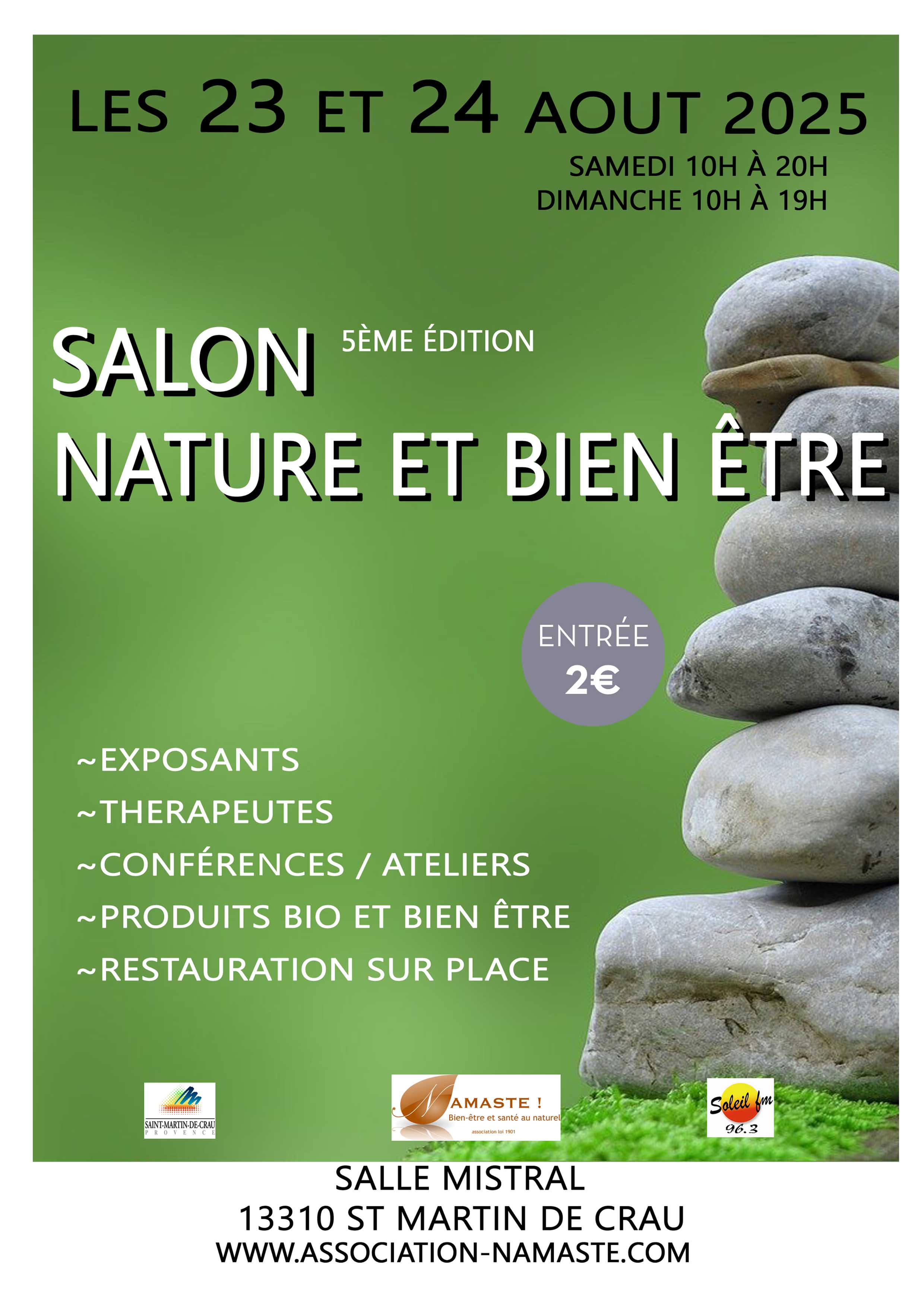 affiche salon Namasté
